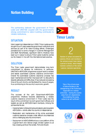 Case Study - Timor Leste
